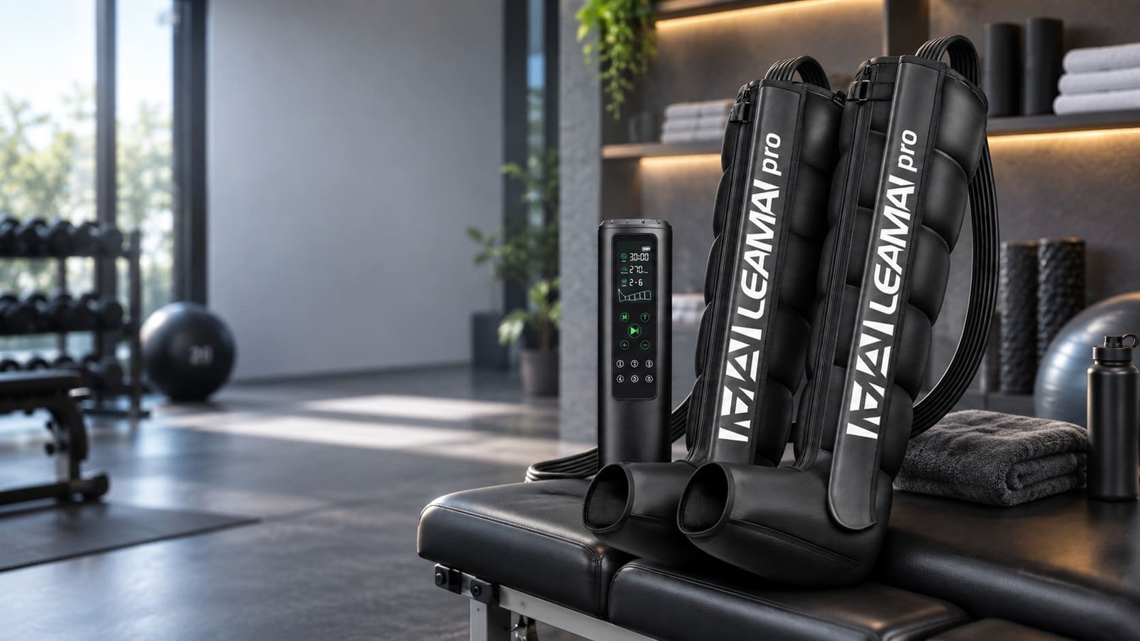 Compression recovery boots for sports and fitness recovery brands